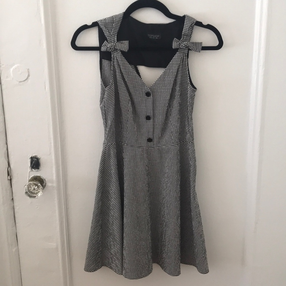 Gingham short dress